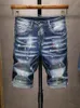 Männer Jeans 2023 Sommer Denim Shorts Männliche Männer Farbe Druck Harem Herren Jogger Knöchel Welle Elastizität Geeignete Hosen Naom22