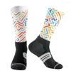 Chaussettes de sport COUPE AU LASER UNE PAIRE 5 CM DE LARGEUR MITI Power Band Cyclisme Antidérapant Course De Vélo Respirant POUR Hommes Et Femmes