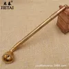 Smoking Pipe sPure copper telescopic dry smoking rod old style cigarette pot traditional dry pipe long smoking rod metal smoking pot smoking gun