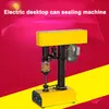 370W Full Automatic Can Sealer Beverage Bottle Jar Beer Tin Cup Pop Can Sealer Seamer Canning Can Sealing Machine