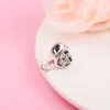 925 Sterling Silver Love You Best Friend Heart Dangle Bead Pasuje do europejskiej biżuterii Pandora Style Bracelets