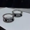 Klasyczne męskie projektant pierścionków miłosnych dla kobiet -duchy Pierścień Skul