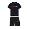 22SS Summer Trapstar Man T Shirts Designers Kl￤der Mens Women Short Tracksuit Tees eller Shorts Sport T-Shirt High Street Hip Hop 5 Trapstar 7xrx