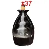 Fragrance Lamps 38 Style Ceramic Glaze Waterfall Backflow Incense Burner Censer Holder Cones Home Decor Stick Smoke Cone Tower Lotus Wholesale FY5570
