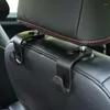 Décorations intérieures Crochet de voiture durable Siège SUV Appui-tête arrière Crochets de rangement pour sac d'épicerie Sac à main