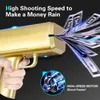 Gun Toys Power versione potenziata spray denaro pistola due generazione dollaro prop soldi pistola giocattolo sputare soldi pistola T230207