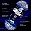 Electric RC Aircraft Original Product Fly Ball Hover LED Light Rotating Toy Ing Drone inomhus och utomhusbarns gåva 230206