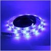 Led Strips Strip Battery Box Light 5050 Smd 2M 1M 0.5M Flexible Rgb With 24 Keys Controller Waterproof Tape Indoor Home Decoration D Dh41C