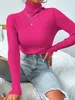 Women's Sweaters On Sale Autumn Winter Women Long Sleeve Knit Turtleneck Pulls Sweater Casual Rib Jumper Tops Female Home Pullover Y2K Clothes 230206