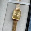 Designer dames 3AMT dw waterdicht diamanten polshorloge 3A goud quartz horloge 28 mm 32 mm gesp kleine ronde boor 316 fijn staal spo295c