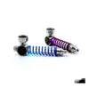 Smoking Pipes Flashlight Metal Filter Sn Accessories Tobacco Pipe Dry Herb With Display Box Drop Delivery Home Garden Household Sundr Dhu5V