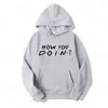 Sweat à capuche pour homme Amis Sweat à capuche Joey How You Doin Funny Quote Sweatershirt Harajuku Style Humour Gift