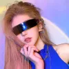 Sunglasses 21 science and technology sense glasses network red bouncing Di hip hop cyberpunk one men's women's