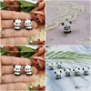 Pendenti e ciondoli 20 Pz/set 15X20Mm Resina Panda Ciondolo Risultati Dei Gioielli Fai Da Te Fatti A Mano Appeso Decorazione Fare Accessori Consegna di Goccia Compon Dhemh