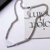 Collier Colliers Colliers Chaînes lien LETTRE LUXEURE LECTURE LETTRE TRIANGULAIRE PENDANT PENDANT CUSPE