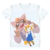 Herr t shirts aggretsuko t-shirts kort ärm anime aggressiv retsuko aguresshibu röd panda mindre cosplay skjorta