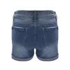 Pantaloncini per jeans di jeans shorts estate strappati pantaloni di strada casual sciolti 230206