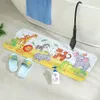 Badmat voor kinderen Non Slip Baby Bathtub Mat 40*100 cm Anti Slip Poddler douchemat met zuigbekers en afvoergaten 001