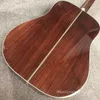 Custom guitar, solid AAA spruce top, rosewood fingerboard, rosewood sides and back, 41-inch high-quality 28 acoustic guitar