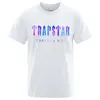 Mens T Shirts Trapstar London Undersea Blue Printed Tshirt Men Summer Breattable Case Sleeve Street Overdized Cotton Brand L4ly# VXFU