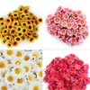 20 PC Fleurs Séchées Simulation Tournesol Artificielle Petite Fleur De Mariage Décoration BRICOLAGE Photographie Outils Y