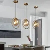 Lâmpadas pendentes Lâmpada de suspensão de bola led nórdica para quarto de entrada da sala de estar para refeições para casa de restaurantes de interiores Decoração de interiores Luminária
