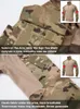 T-shirt da uomo Mege Tactical Camouflage Combat Shirt GEN3 Outdoor Military Army Airsoft Paintball Abbigliamento US Navy Assault Camo Militar Uniform 230207
