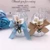 Cadeau cadeau 210 x style européen boîte de bonbons de mariage blanc métal fer cage à oiseaux faveur bébé douche avec rubans faveurs de fête