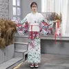 민족 의류 2023 여성 일본 기모노 전통 드레스 코스프레 유카타 여성 하오리 일본 게이샤 의상 오비