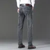 Men's Jeans Spring Autumn Men's Stretch Straight Fit Jeans Men's Denim Pants Brand Style Trousers Mens Wear 230207