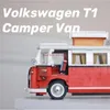 Blocs 1354PCS Volkswagen T1 Camper Bricks Van Car Bluding high techc Ideas Bus Compatible 10220 Toys for Kid Birthday Gift 230206