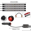 Led Strips Car Strip 48 Mticolor Interior Light Waterproof Kit With Sound Active Function Charger / Usb Drop Delivery Lights Lightin Dha2Y