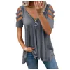 T-shirts Femme dessus de chemise Femme t-shirts femmes vêtements pour la mode d'été Ropa Mujer solide Vetement Femme t-shirts