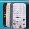 Storage Boxes Visible Jewelry Arranging Bag Wall Hanging Hooks Display Organizer Earring Ring Necklace Hanger