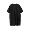 T-shirt da uomo T-shirt a maniche corte Casual Ampia vestibilità oversize di media lunghezza Street Hip Hop Gothic Trend