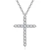 Hangende kettingen groothandel prachtige platina vergulde diamanten ketting glanzend zirkoon met 45ADD5cm ochain drop leveren dhgarden dhbk6