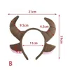 Creative Cow Milk Horn Ear Headband Animal Cosplay Costume Hair Band Party Props Party Props Gifts GC1893