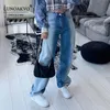 Women's Jeans 2023 Women Blue Denim High Waisted Chic Fashion Harajuku Streetwear Vintage Pants Y2K Aesthetic 90s Clothing 230206