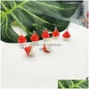 Charms 20Pcs/Set Resin Mushrooms Pendant Jewelry Findings Diy Handmade Hanging Decoration Making Accessories Drop Delivery Components Dh6Kc