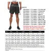 Heren shorts Running Fitness Single-Deck Quick Dry Gym Jogging Training Training Summer Sport Korte broek Y2302