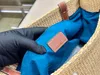 Yeni ürün plaj çantaları lüks saman dokuma tasarımcısı ünlü kadınlar tote alışveriş tek el çantası tuval trave omuz cüzdan cüzdan 230207