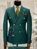 Mens Suits Blazers Açık Mavi Kırmızı Yeşil Çift Kelime Kruvaze İnce Fit Erkekler Düğün Smokin Damat İşletme Partisi Balo MAN BLAZER KOSTUMU HOMME 230207