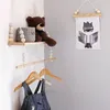 Prateleiras de banheiro Sala de crianças artesanais para crianças penduradas em estilo nórdico Decoração de berçário Rack de armazenamento de roupas de meninas 230207