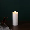 Romantic Flameless LED Candle Light with Remote Control Wedding Party Birthday Valentine Lamp