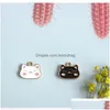 Charms 20 stcs schattige mix email Cat diy sieraden maken dier hangers voor ketting oorbellen accessoires drop levering bevindingen componen dhgp0