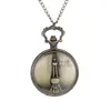 Pocket Watches Watch Quartz Personalized Pattern Steampunk Vintage Roman Numerals A1