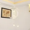 Lâmpadas pendentes estrela lua do quarto infantil iluminação de personalidade criativa Chandelier Restaurant Bedroom Caixa de fita quente