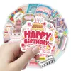 50PCS 100PCS Graffiti Stickers Birthday Cake For Skateboard Car Baby Helmet Pencil Case Diary Phone Laptop Planner Decor Book Album Kids Toys DIY Decals