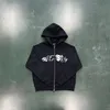 Sudaderas con capucha para hombres sudaderas del Reino Unido Londres Trapstar Track Situit Men Holtaed 1 1 Palabro de la cremallera de alta calidad Bordado del hombre 230206