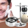Juego de pincel de afeitado profesional suministros para el ba￱o de afeitar soporte de afeitar soporte de afeitar depilaci￳n barba cepillo de barba hombres kit de afeitado de barba